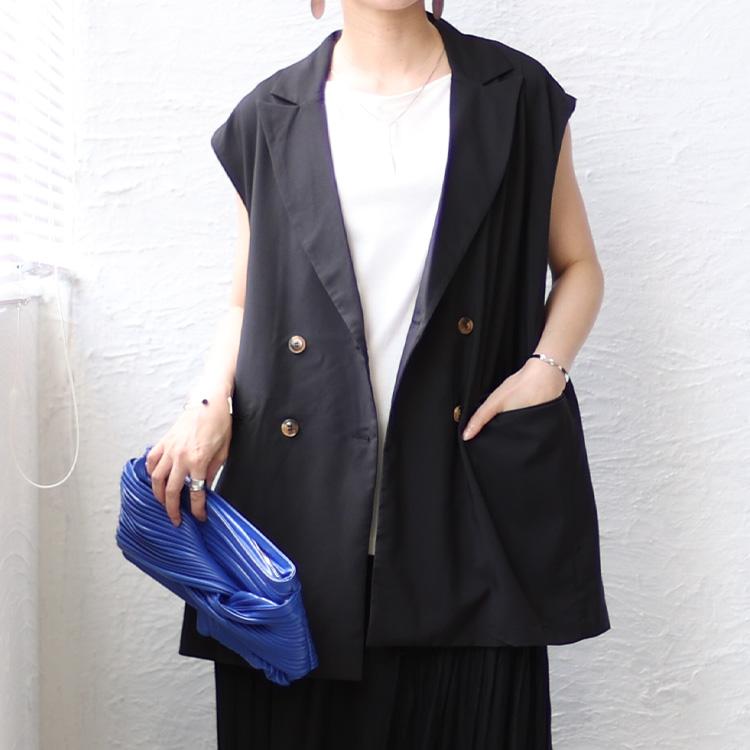 GOLDJAPAN 大きいサイズ レディース ジャケット ベスト ジレ