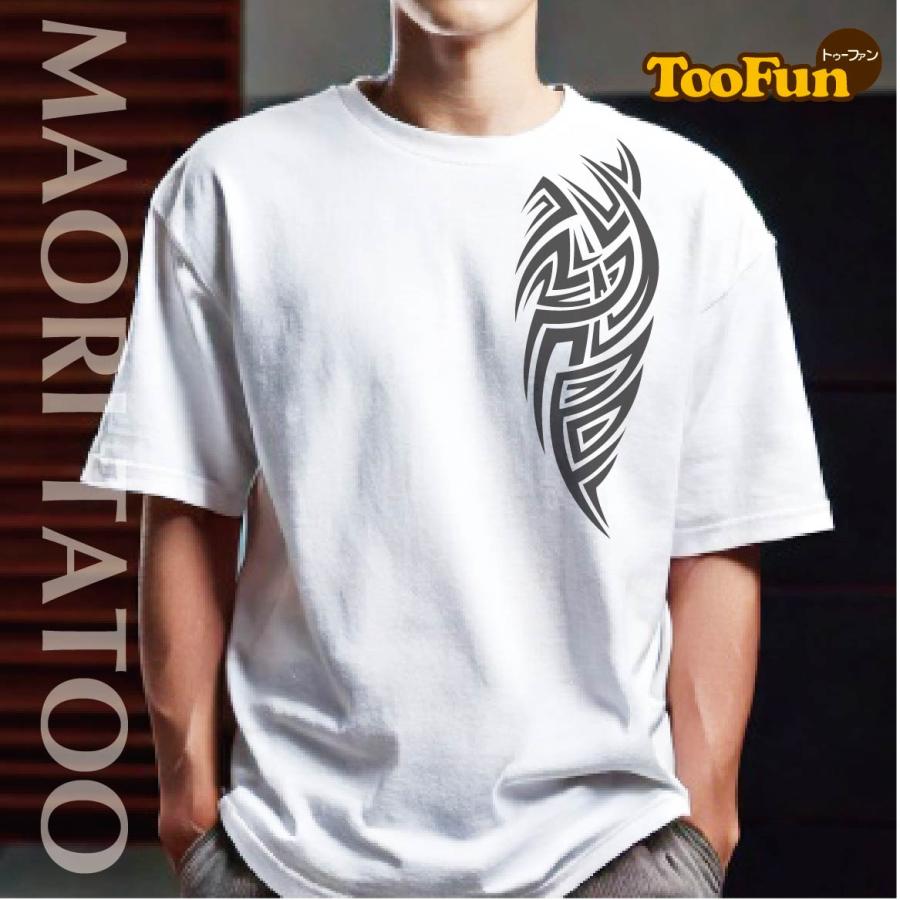 マオリシリーズ／ Tシャツ マオリ族 デザインMMM タトゥー 入れ墨 ハカ