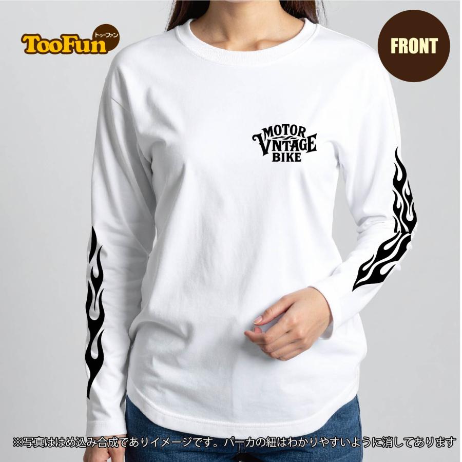 ロングTシャツ ロンT バイカー バイク ヴィンテージ アメカジ エンジン