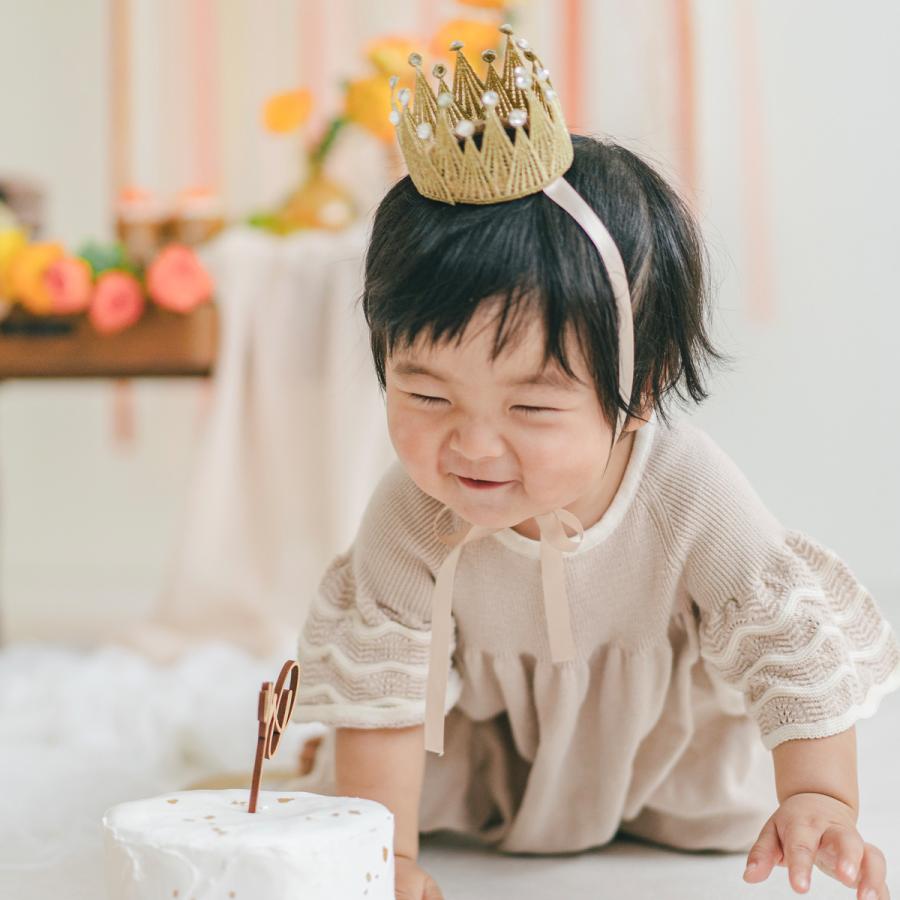 ベビー クラウン 1歳 誕生日 王冠 赤ちゃん 新生児 女の子 男の子 ヘア 