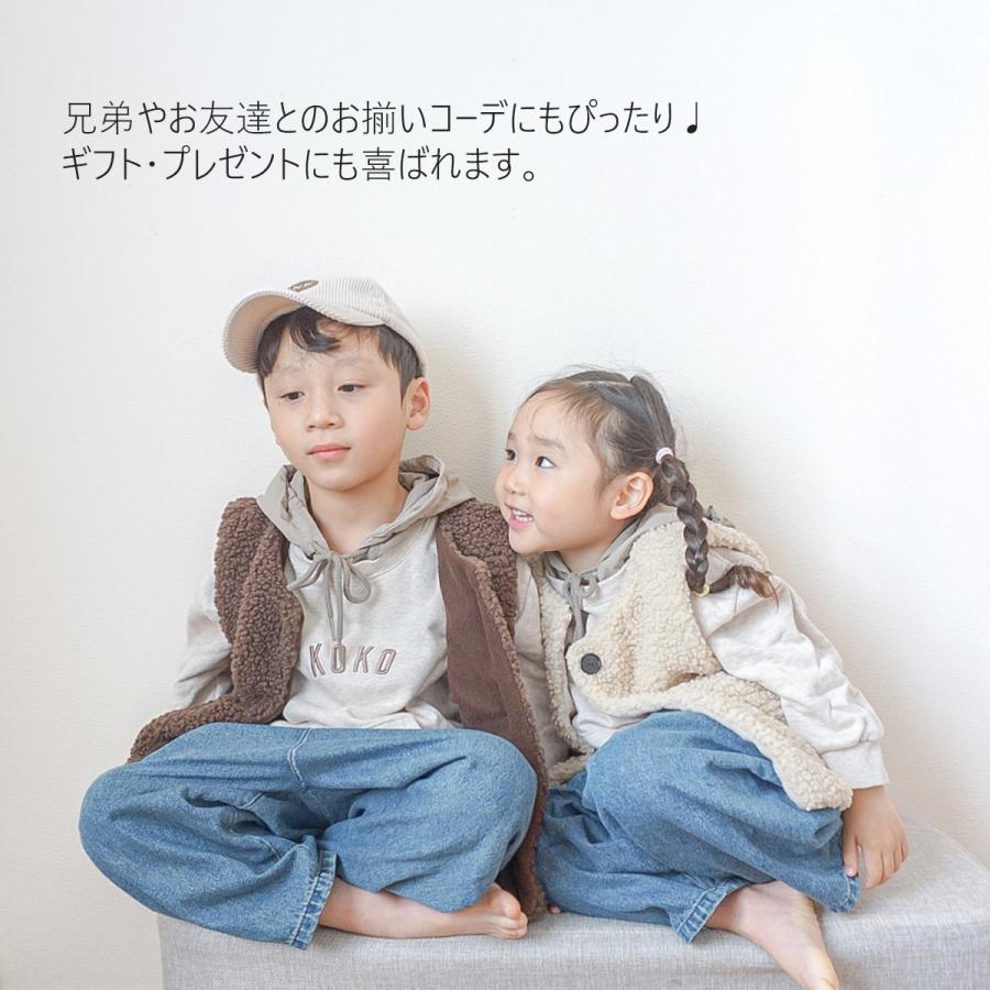 キッズベスト ボアベスト キッズ ベビー フリース ベスト 春 秋 冬