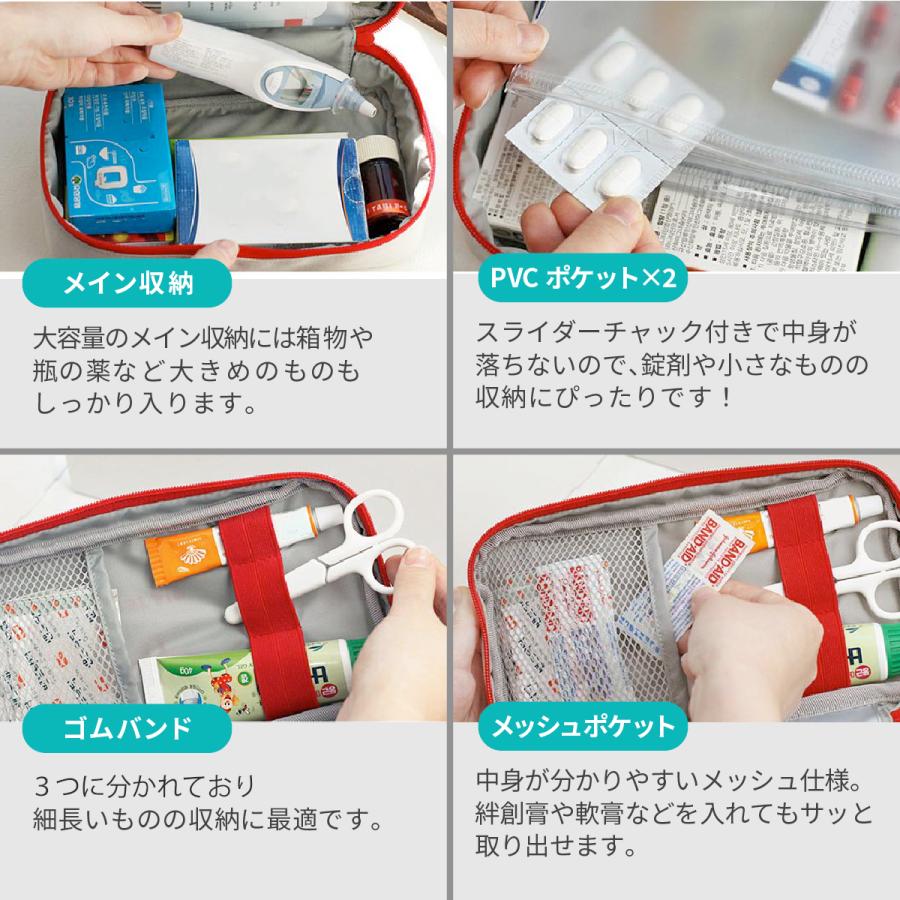 救急箱 救急ポーチ メディカルポーチ マスク入れ マスクケース