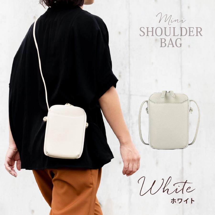 スマホポーチ レディース ミニショルダーバッグ 斜めがけ 本革 スマホ