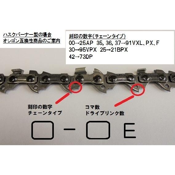 91PX-58E 91PX058E 替刃 オレゴン チェンソー ソーチェーン OREGON 替え刃 刃 チェーンソー ループチェーン oregon｜tool-cut｜05