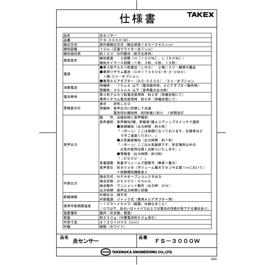 紫外線検出方式 音声メッセージ式  屋内用 TAKEX 竹中エンジニアリング 【elcometer】