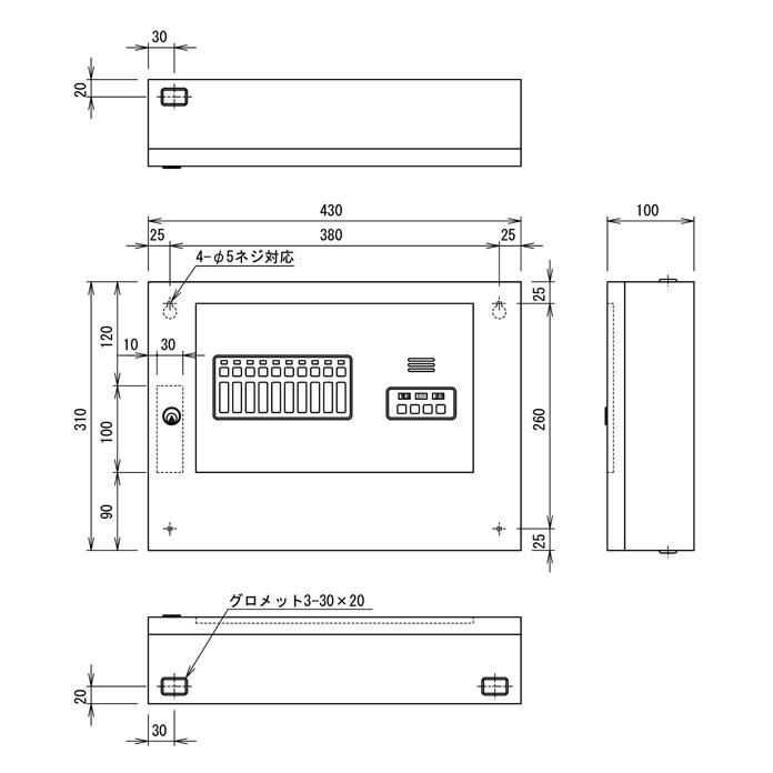 TAKEX（タケックス） CX-3010 通信連動型多チャンネルコントローラ 10