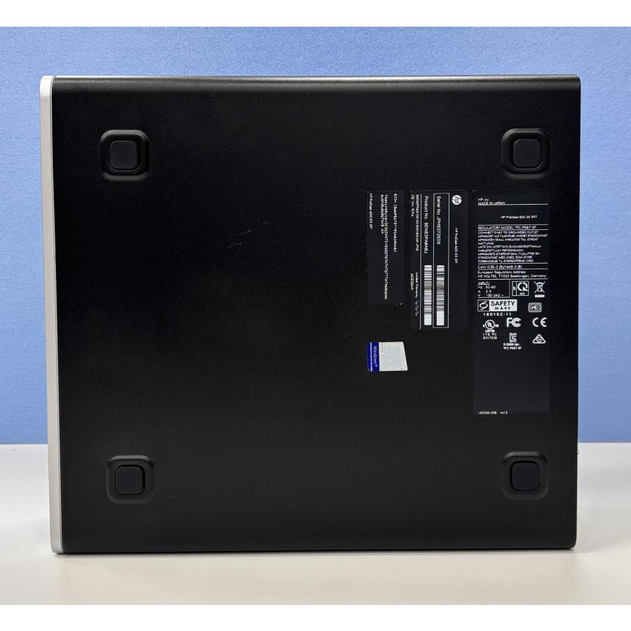 日本HP HP ProDesk 600 G5 新品SSD256B+HDD500GB / Win11Pro / Core i3