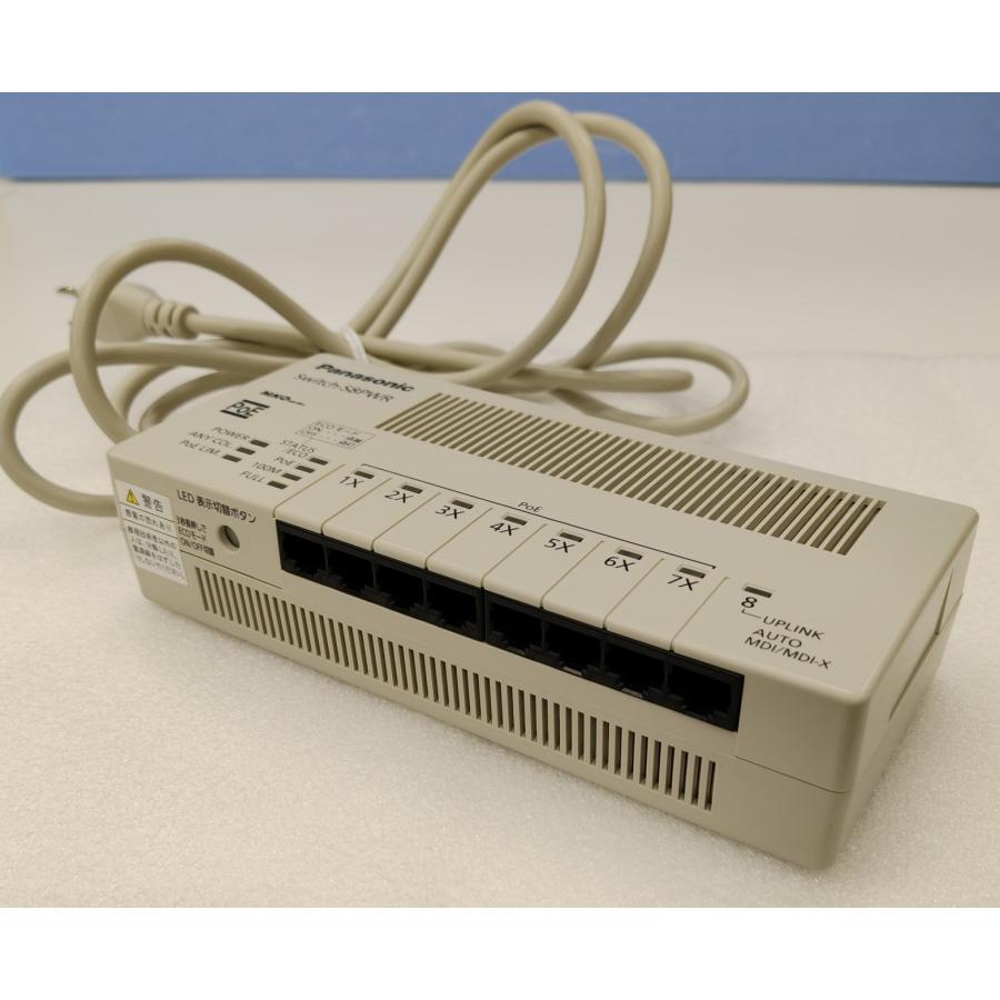 未開封 Panasonic PoE給電スイッチングハブ Switch-S8PWR Panasonic（パナソニック） Switch-S8PWR(PN21089K) PoE給電