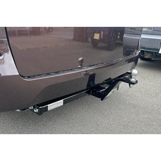 バンパーガード ヒッチメンバー用　ブラック 150系後期ランドクルーザープラド用】ヒッチメンバー