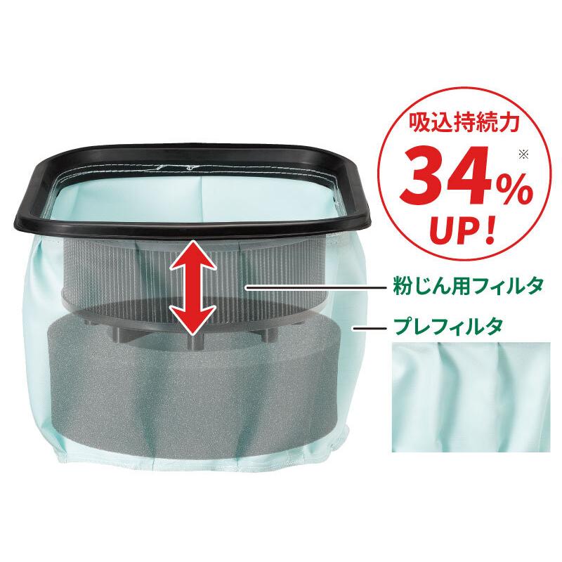 ハイコーキ[HiKOKI] マルチボルト36V 粉じん用コードレス集じん機/集じん容量8L RP3608DB(L)(NN) Bluetooth対応　径28ホース用お掃除セット付 | HiKOKI | 02