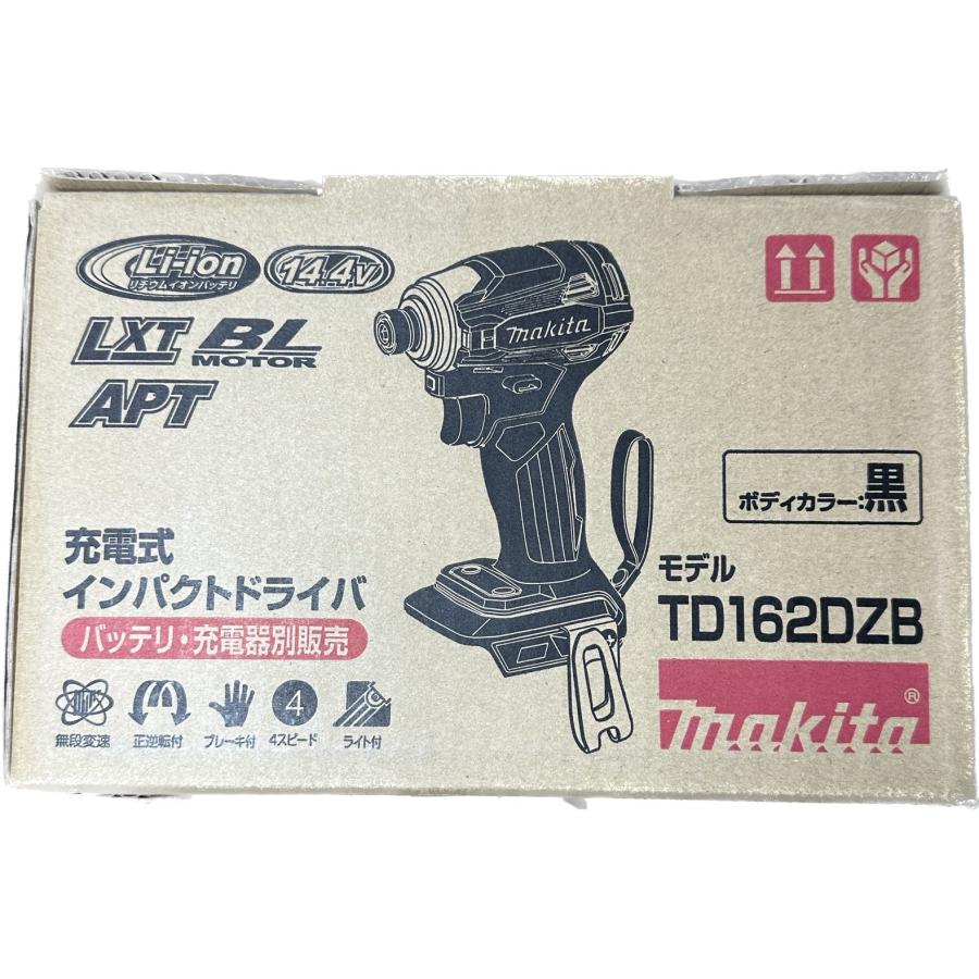 マキタ（makita） 14.4V 充電式インパクトドライバ TD162DZB（黒・本体
