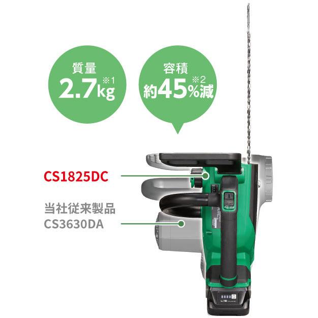 HiKOKI（ハイコーキ） 18V-2.0Ah コードレスチェンソー CS1825DC（BC
