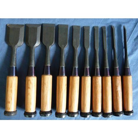 組鑿 左寿光 角打 追入 赤樫柄 十本組 : ToolMate別館 Yahoo!店 - 通販