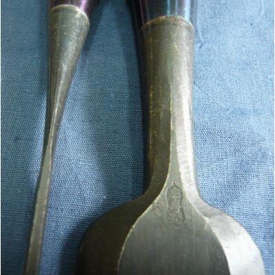 組鑿 左寿光 角打 追入 赤樫柄 十本組 : ToolMate別館 Yahoo!店 - 通販