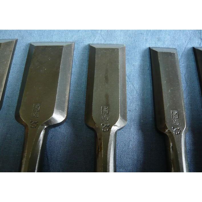 国慶作 竹節 追入鑿 10本組 壱組　白樫柄 組鑿 国慶 追入 白樫柄 十本組 : ToolMate別館 Yahoo!店 - 通販