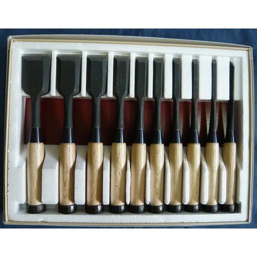 組鑿 正繁 追入 白樫柄 十本組 : ToolMate別館 Yahoo!店 - 通販