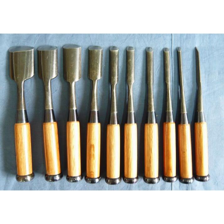 内丸鑿 赤樫柄 十本組 : ToolMate別館 Yahoo!店 - 通販 - Yahoo