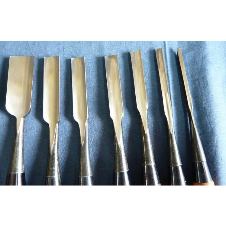 内丸鑿 赤樫柄 十本組 : ToolMate別館 Yahoo!店 - 通販 - Yahoo