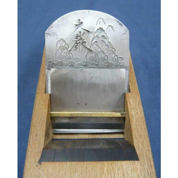 ⭕️雨端硯　鰍沢　文明堂　大型長方研　七寸大　2.3kg超　大作に適応 完売>故.碓氷健吾作 / 剣魂鉋〈寸八 / 70mm〉桐箱付【年代物