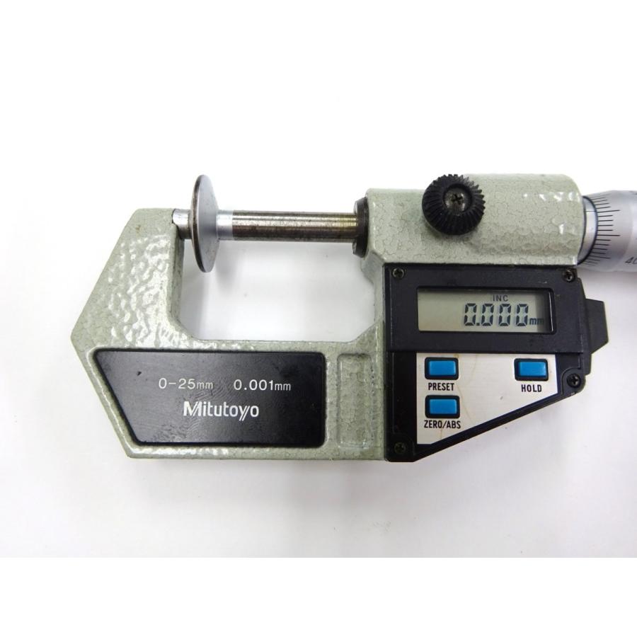 MITUTOYO デジタル歯厚マイクロメーター 0-25mm 送料無料