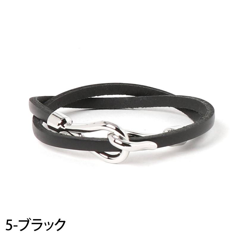 ブレスレット メンズ ブレス 本革 レザーブレスレット 革レディース アクセサリー シンプル 2重巻きフックブレス メンズファッション小物 Acces 46 Inase Casualinase カジュアルイナセ 通販 Yahoo ショッピング