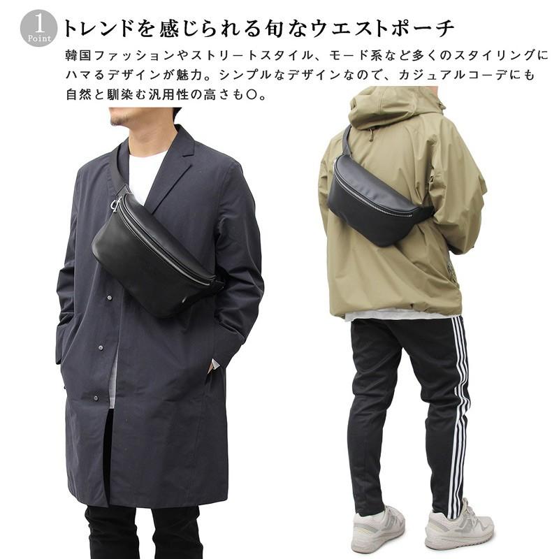 ボディバッグ メンズ ヒップバッグ ウエストバッグ ウエストポーチ ボディーバッグ ミニショルダーバッグ フェイクレザー ファニーパック Bag 55 Inase Casualinase カジュアルイナセ 通販 Yahoo ショッピング