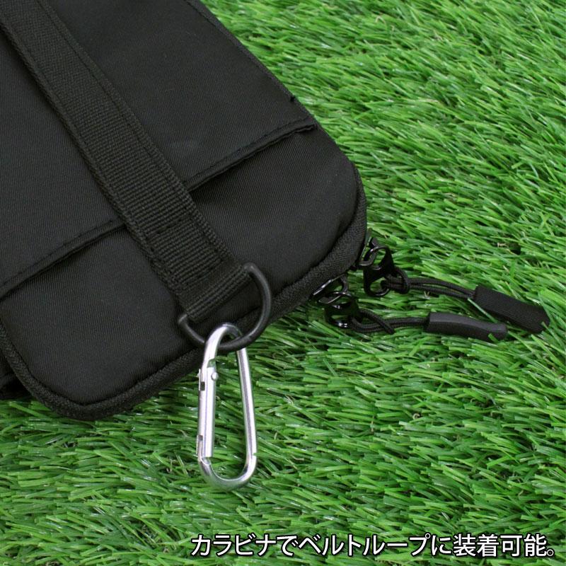 ゴルフ マルチポーチ ボールケース スマホ収納可能 メンズ 距離計