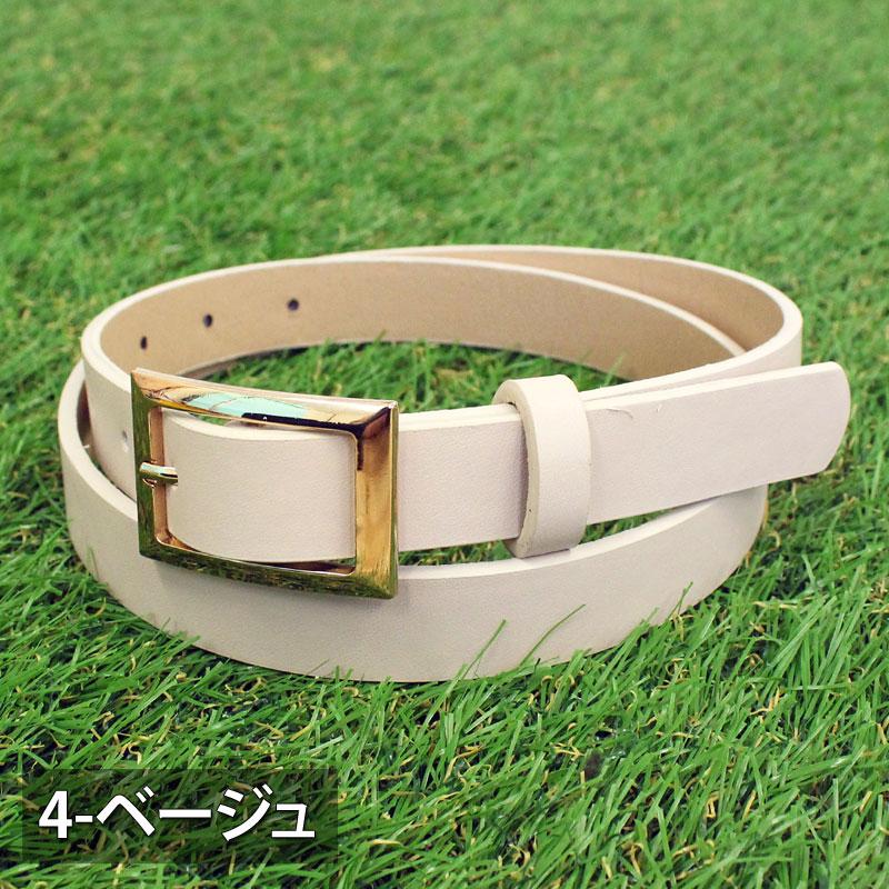 ゴルフ ベルト レディース ゴルフウェア 細い ナローゴルフベルト