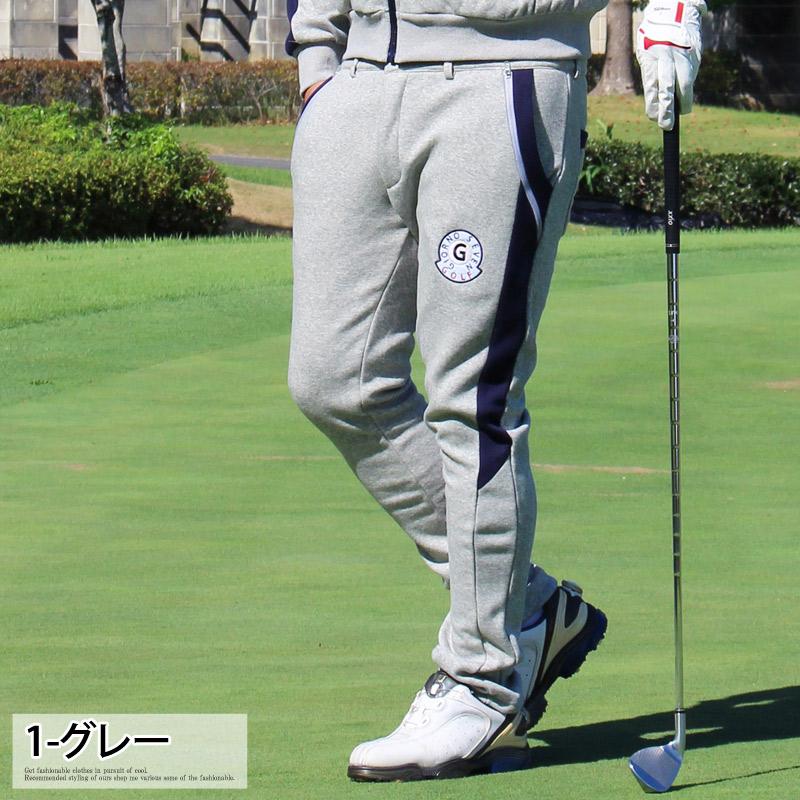 ゴルフパンツメンズ ゴルフウェア 暖かい裏起毛シャギーボアフリース