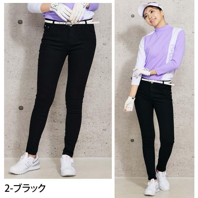 ゴルフパンツ レディース ゴルフウェア ストレッチ 無地 ゴルフパンツ レディース ゴルフウェア ストレッチ 無地