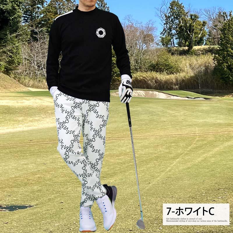 【美品】en Giorno（アンジョルノ）メンズ ゴルフパンツ ブラック ゴルフパンツ メンズ ゴルフウェア GIORNO SEVEN ジョルノセブン