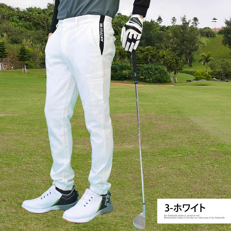 ゴルフパンツ メンズ ゴルフウェア サイドカーゴポケットジョガー