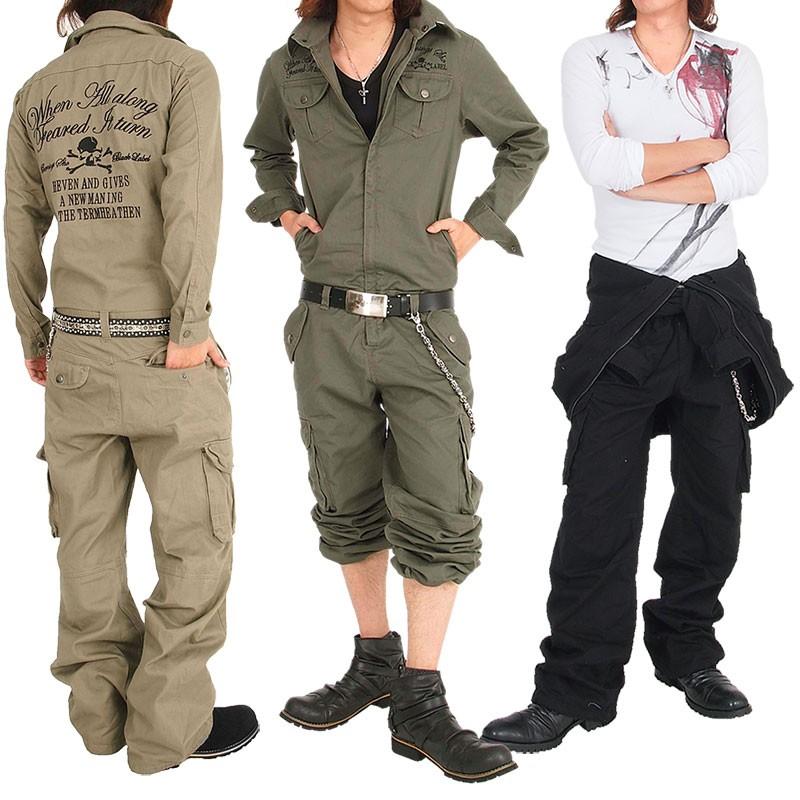 一番人気物 つなぎ メンズ ツナギ オールインワン ツイル カーゴパンツ オーバーオール おしゃれ メンズファッション ミリタリージャケット 作業着 Materialworldblog Com