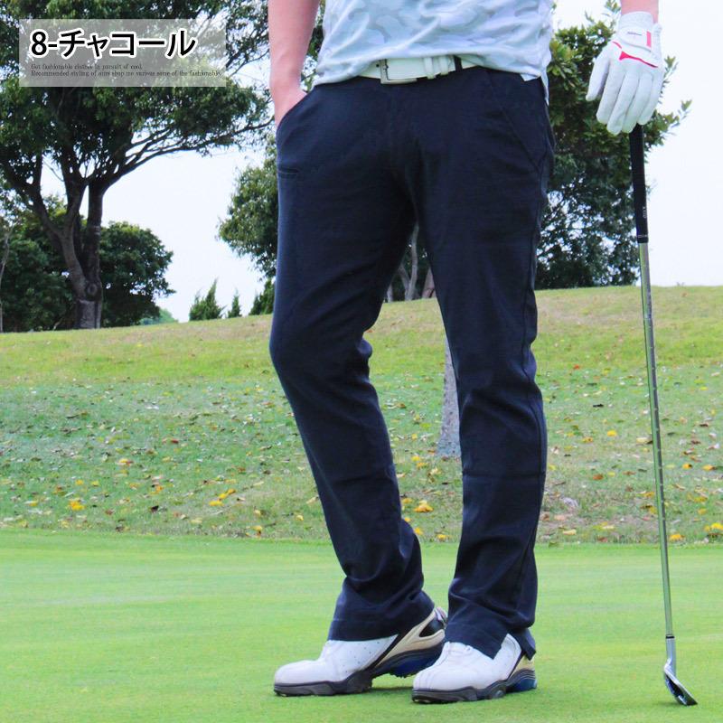 ゴルフパンツ メンズ ゴルフウェア nStinger 裾スリット