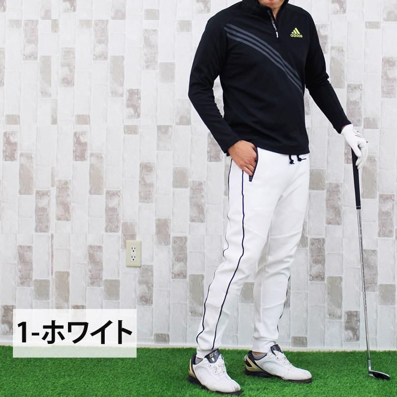 ゴルフパンツ メンズ ゴルフウェア ジョガーパンツ 立体ロゴサイド