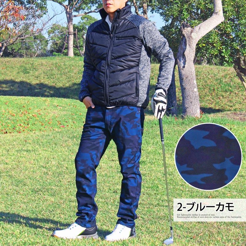 ゴルフパンツ メンズ 暖かパンツ 裏起毛 フリース ゴルフウェア