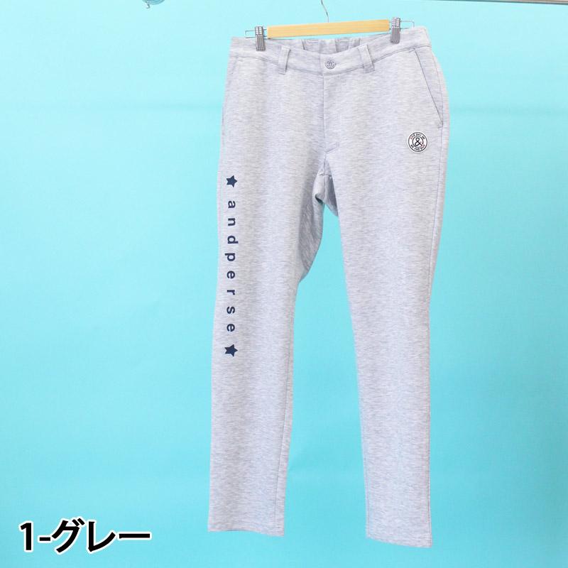 未使用スウェット　アンパスィand per se ゴルフストレッチパンツ and per se アンパスィ ゴルフウェア メンズ ゴルフパンツ
