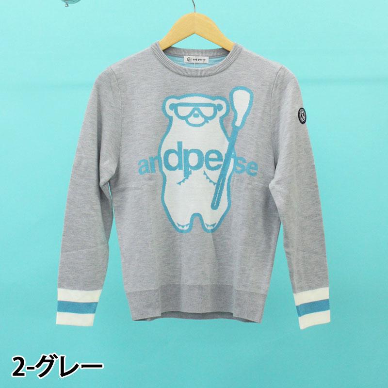 and per se（アンパスィ） ゴルフウェア レディース ニットセーター