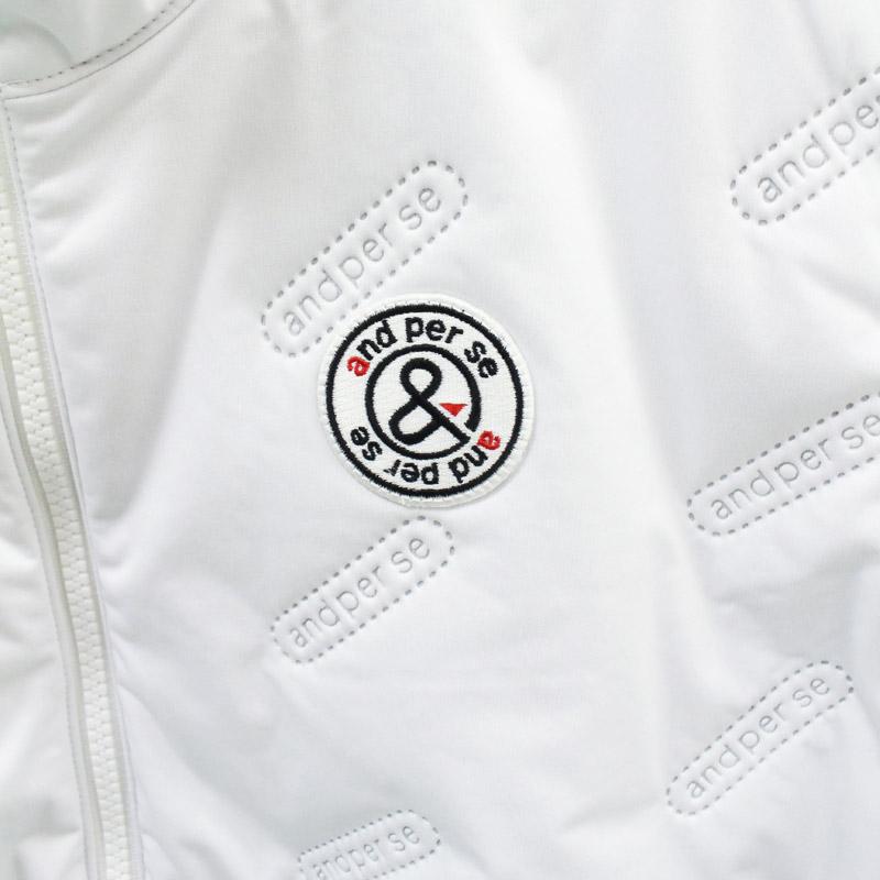 and per se（アンパスィ） ゴルフウェア メンズ 中綿ジャケット