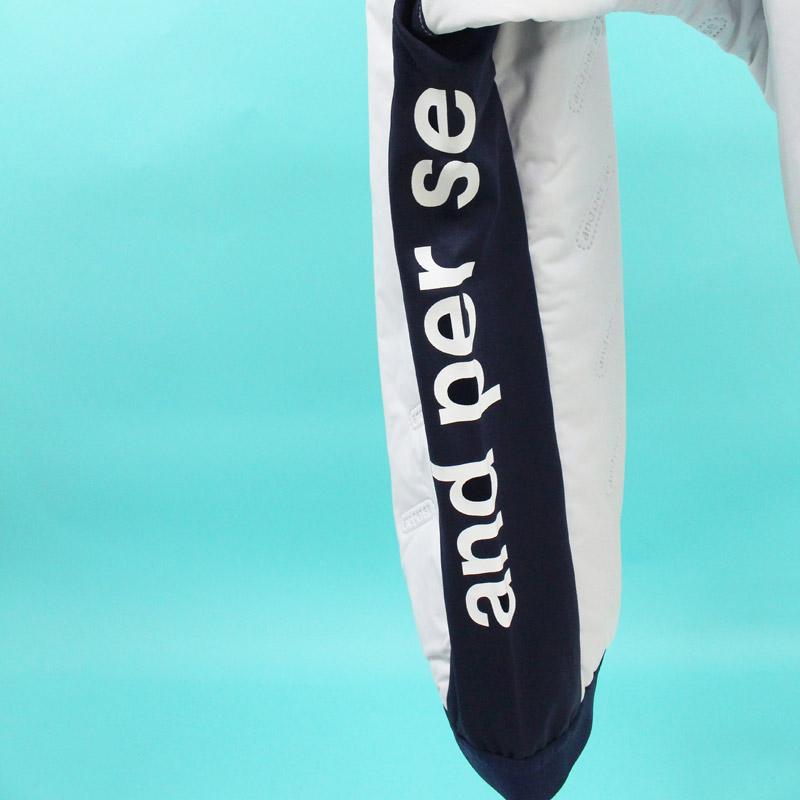 and per se（アンパスィ） ゴルフウェア メンズ 中綿ジャケット