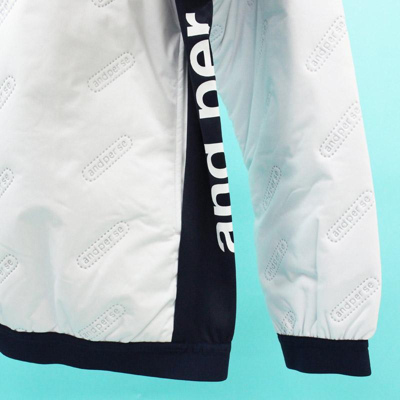 and per se（アンパスィ） ゴルフウェア メンズ 中綿ジャケット