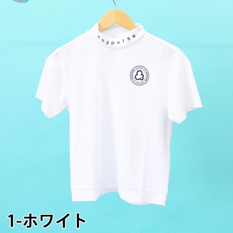 and per se（アンパスィ） ゴルフウェア レディースモックネックシャツ