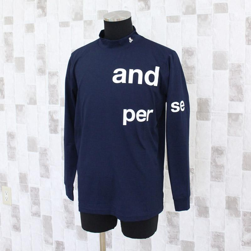 and per se（アンパスィ） ゴルフウェア メンズ モックネックシャツ