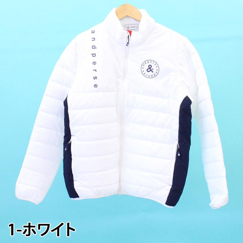 and per se（アンパスィ） ゴルフウェア メンズ 中綿ジャケット
