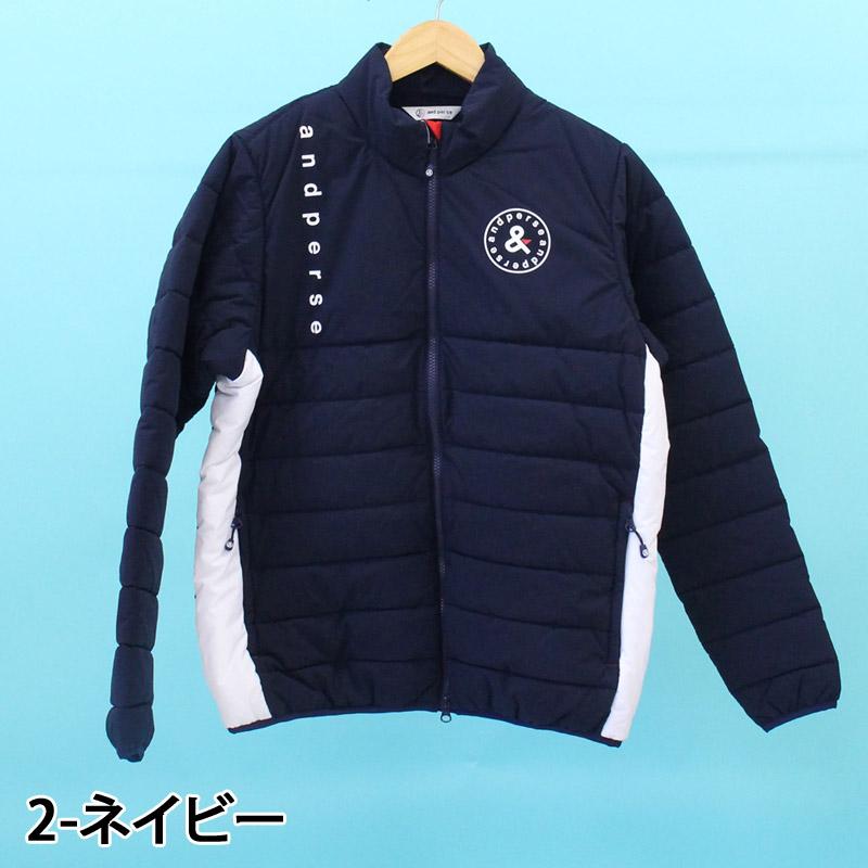 and per se アンパスィ ゴルフ 中綿 ブルゾン and per se アンパスィ ゴルフウェア メンズ 中綿ジャケット