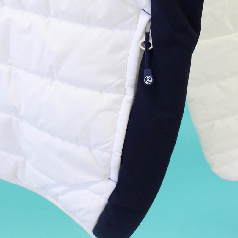 and per se アンパスィ ゴルフウェア メンズ 中綿ジャケット