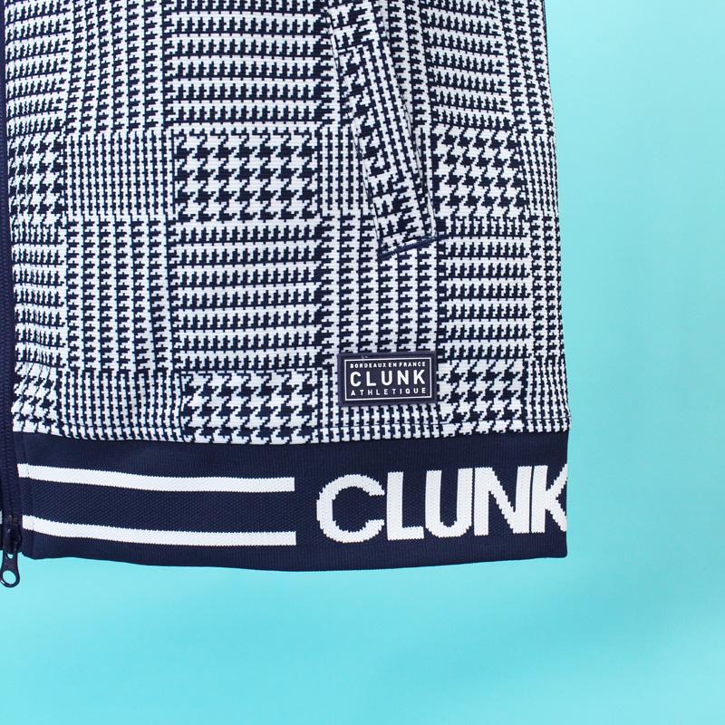 CLUNK（クランク） ゴルフウェア メンズ ニットジップアップブルゾン
