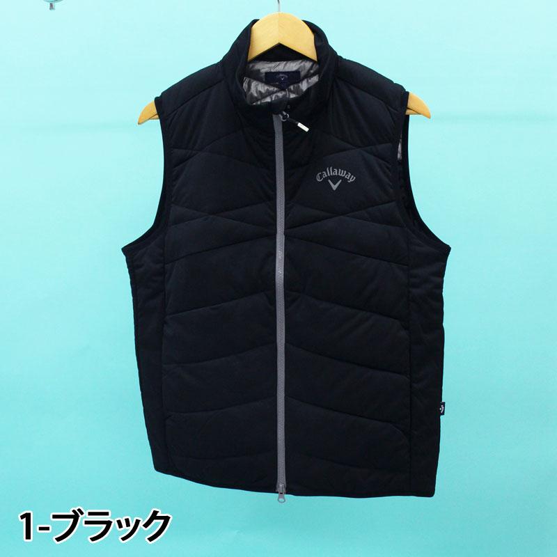 キャロウェイ　レッドレーベル　中綿ベスト　キルティングベスト　L　黒 Callaway（キャロウェイ） キャロウェイアパレル ゴルフウェア メンズ