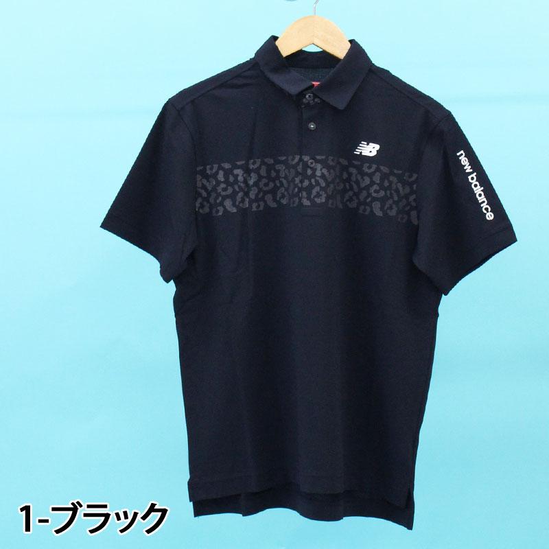 美品 ニューバランスゴルフ ポロシャツ メンズ サイズ4 長袖 総柄 レオパード 美品 ニューバランスゴルフ ポロシャツ メンズ サイズ4 長袖 総
