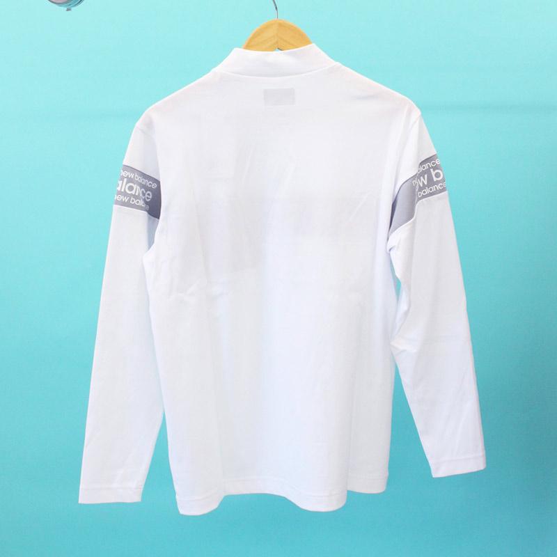 【完売品】ニューバランスゴルフ　フロントロゴ　モックネック長袖　L ニューバランスゴルフ 長袖モックネックプルオーバー 012